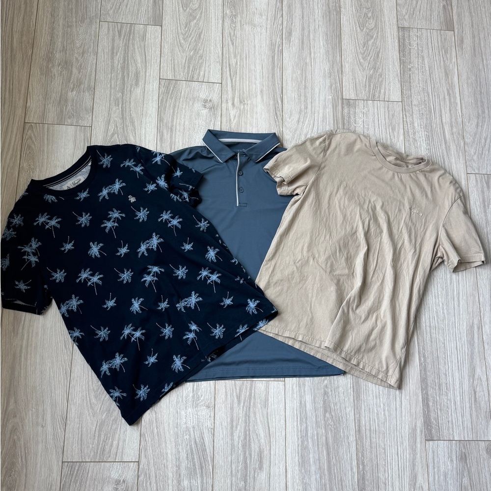 Men’s T-Shirt Bundle | Puma Golf, Penguin, Calvin Klein | M & L |